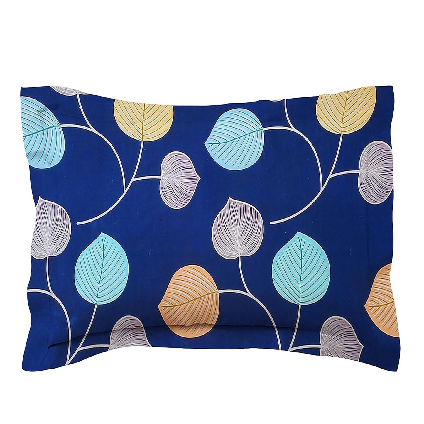 Colorful Leaf Print Pillow Covers - Stylish & Durable Comfort