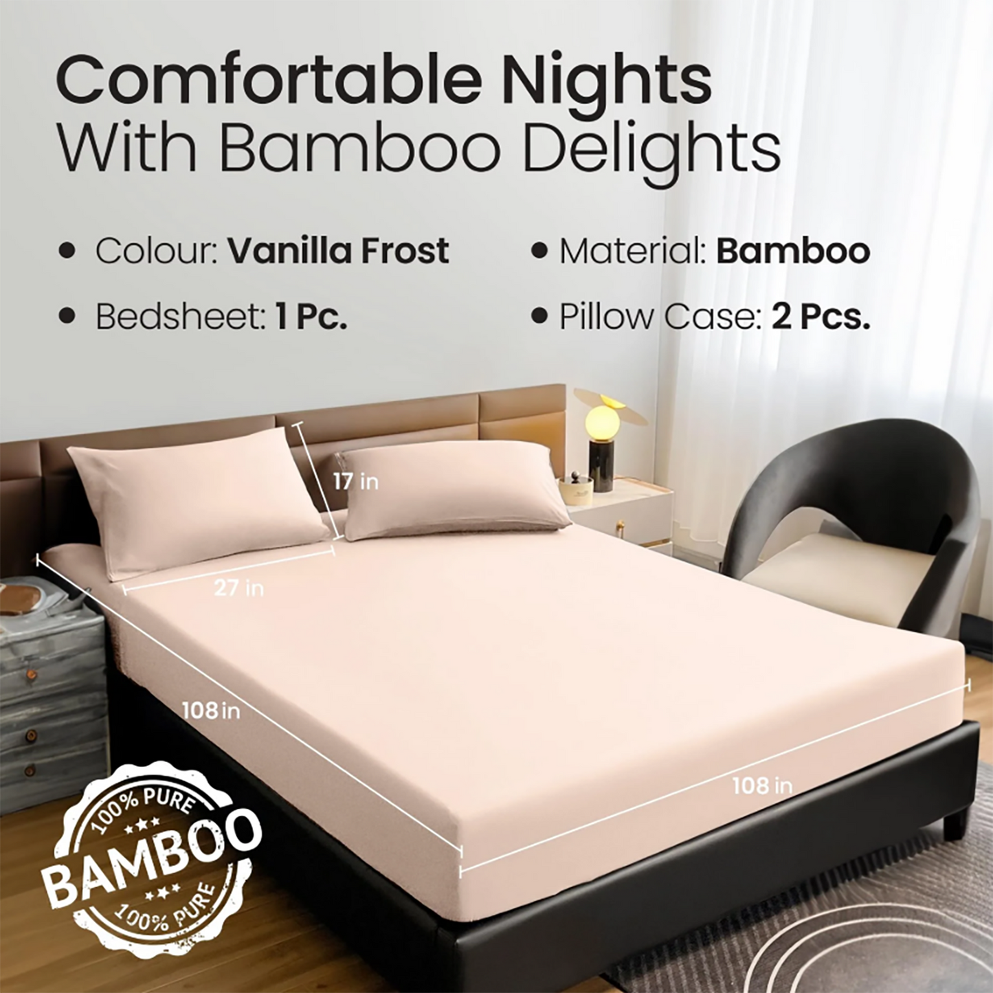 Luxury Bamboo Bed Sheet Set