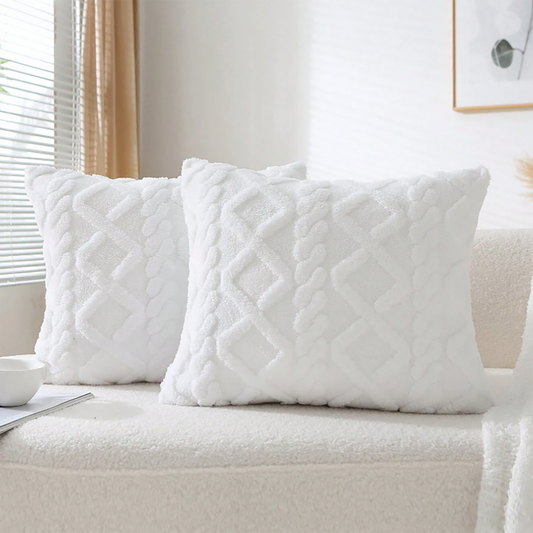 Luxury Cotton Pillow Covers - Soft & Elegant Comfort